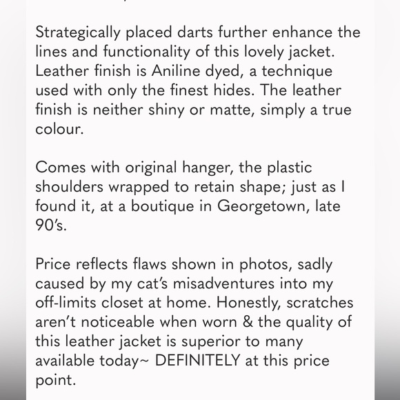 ❣️Leather Moto Jacket by Kenneth Cole ~ RARE Luxe Leather VHTF - Picture 14 of 15